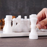 30cm Chess Set With Storage Box- White and Red
