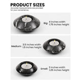 Contour Tealight Candle Holder - Set of 3