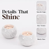 Tealight Candle Holder - Set of 2 (White)