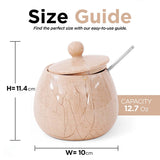 Salt Cellar with Spoon Bell Design Big