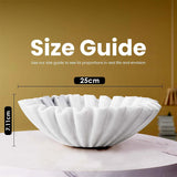 Ruffle Fruit Bowl (White)