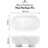 Oval Bowl With Stand