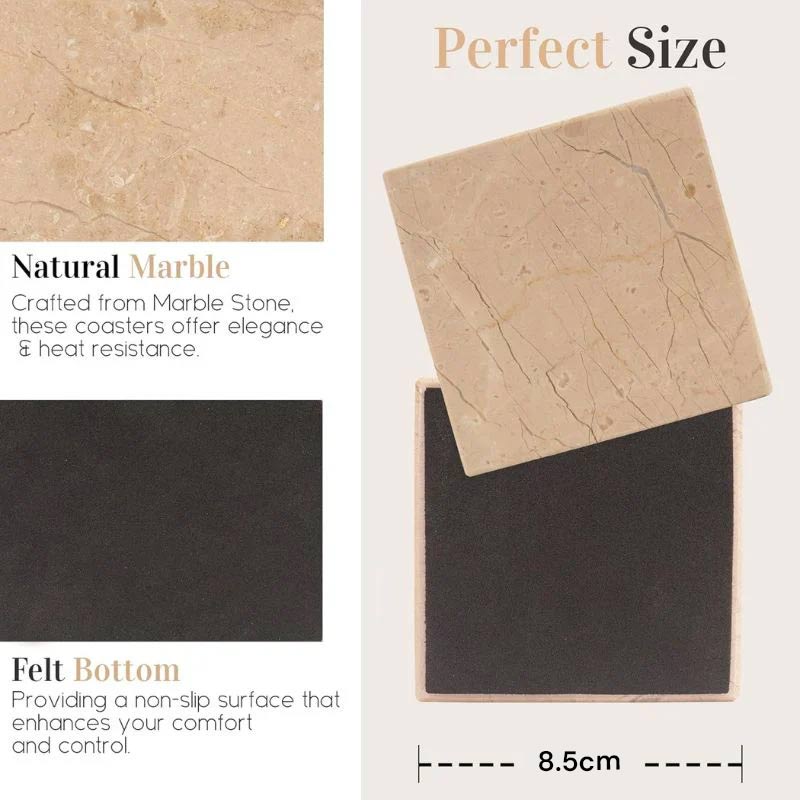 Square Coasters - Set of 6