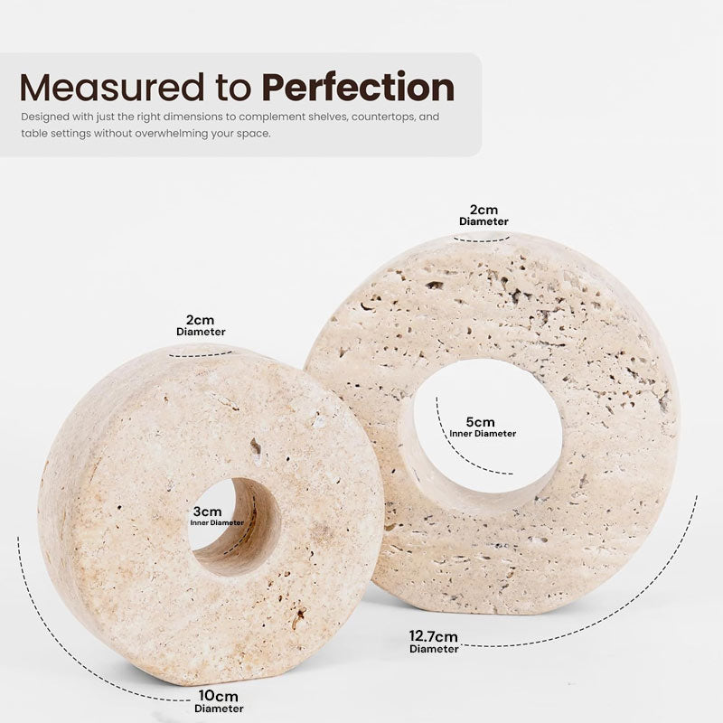 Doughnut Candle Holder Set of 2