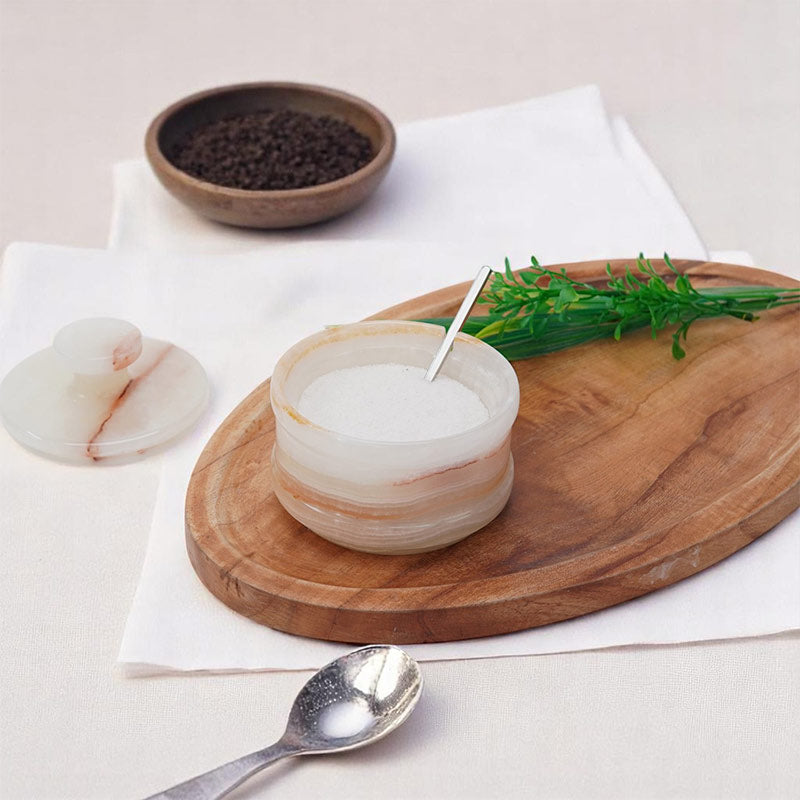 Salt Cellar with Spoon