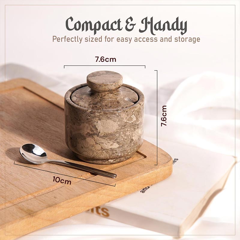 Salt Cellar with Spoon