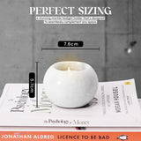 Tealight Candle Holder - Set of 2 (White)