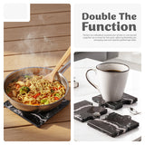 Puzzle Coaster Plates - Set of 4