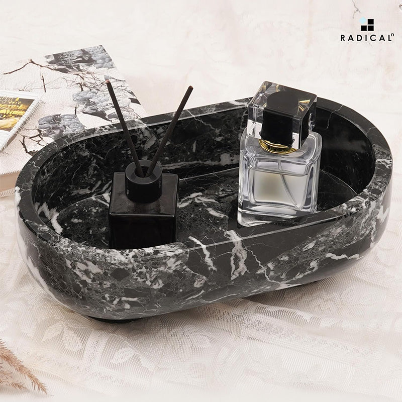 Oval Bowl With Stand