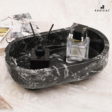 Oval Bowl With Stand