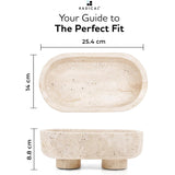 Oval Bowl With Stand