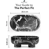 Oval Bowl With Stand