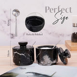 Salt Candy set of 2 with small spoons