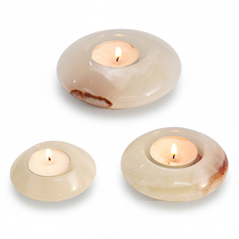 Contour Tealight Candle Holder - Set of 3