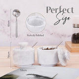 Salt Candy set of 2 with small spoons