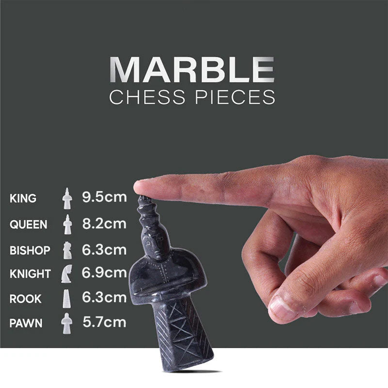  Chess board, chess set, marble chess set