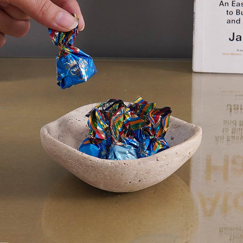 Bowl, travertine bowl ,home decor