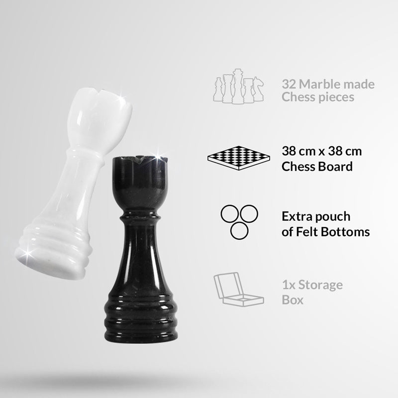  Chess board, chess set, marble chess set