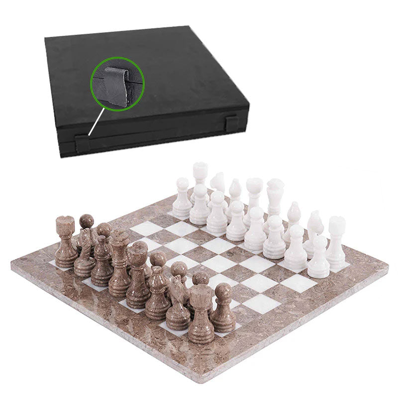  Chess board, chess set, marble chess set