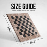 Chess board, chess set, marble chess set