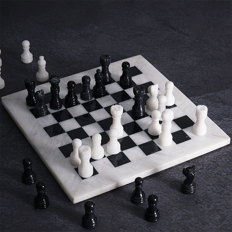 Chess board, chess set, marble chess set