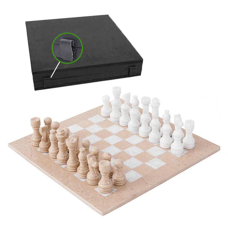  Chess board, chess set, marble chess set