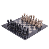  Chess board, chess set, marble chess set