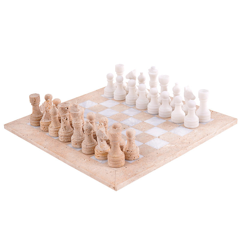  Chess board, chess set, marble chess set