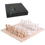  Chess board, chess set, marble chess set