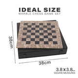  Chess board, chess set, marble chess set