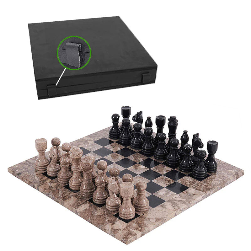  Chess board, chess set, marble chess set