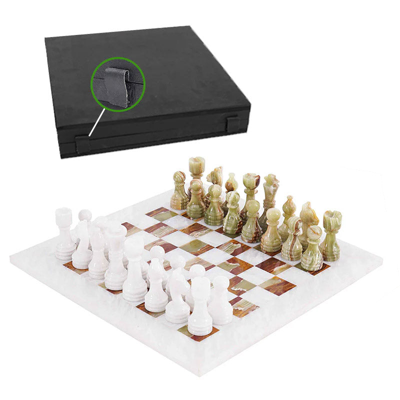  Chess board, chess set, marble chess set