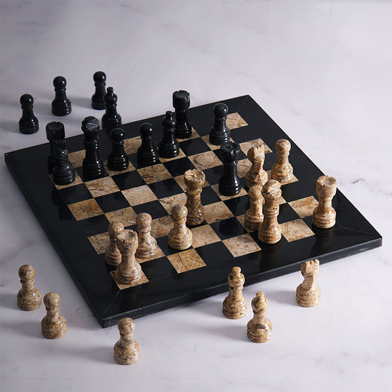  Chess board, chess set, marble chess set