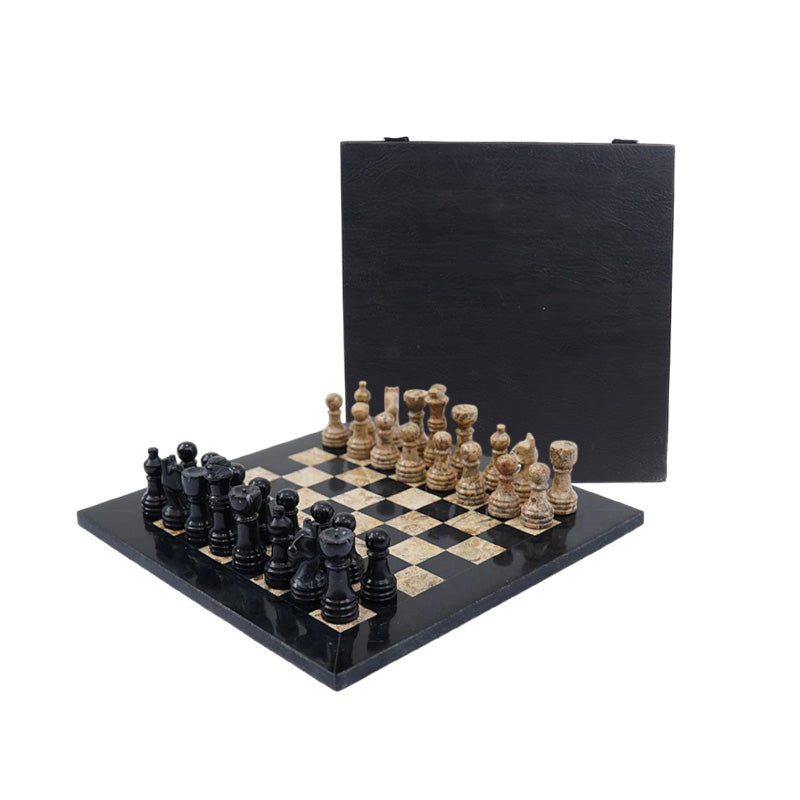  Chess board, chess set, marble chess set