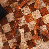  Chess board, chess set, marble chess set