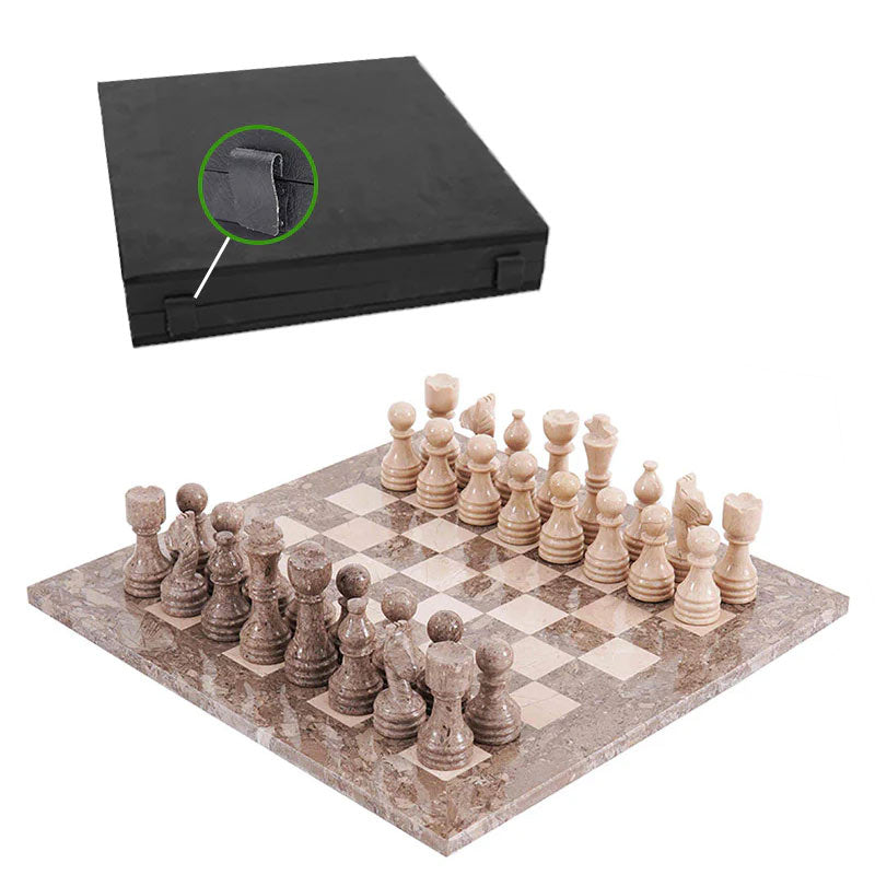  Chess board, chess set, marble chess set