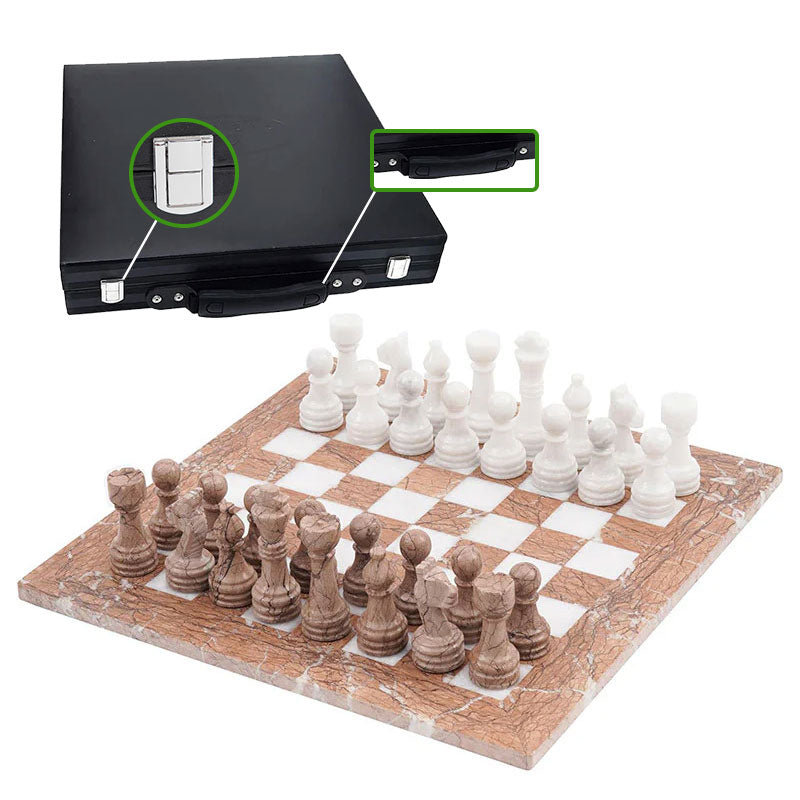  Chess board, chess set, marble chess set