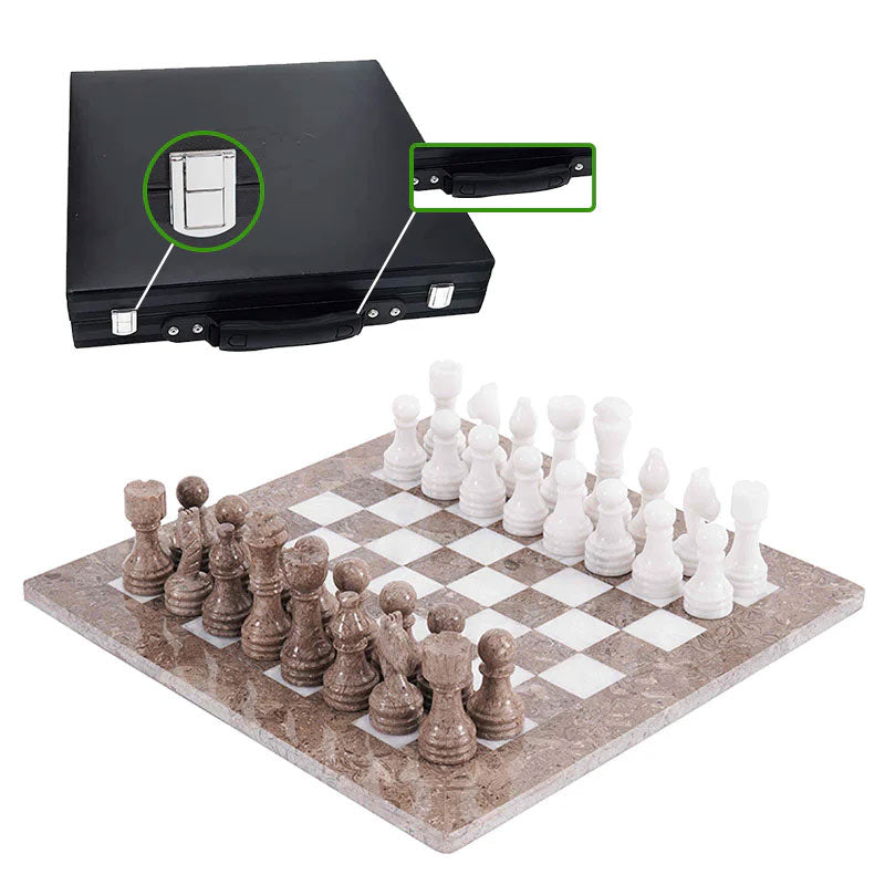  Chess board, chess set, marble chess set