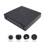 25cm Chess Set with Storage Box - Black & Green