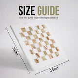 Chess board, chess set, marble chess set