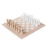  Chess board, chess set, marble chess set