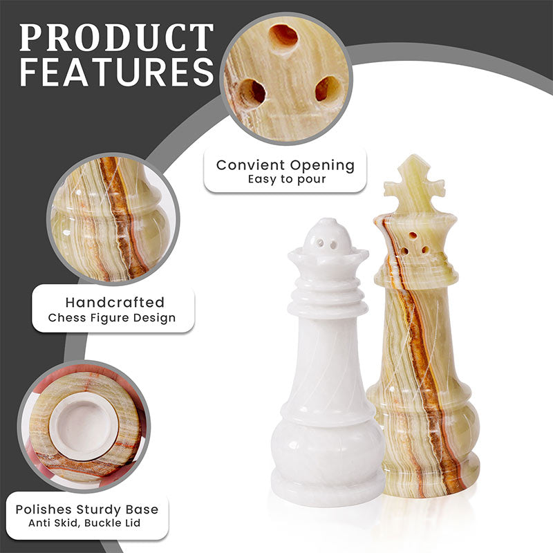 Salt & Pepper Set - Chess Design