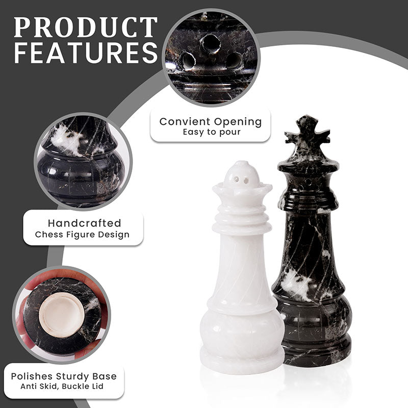 Salt & Pepper Set - Chess Design