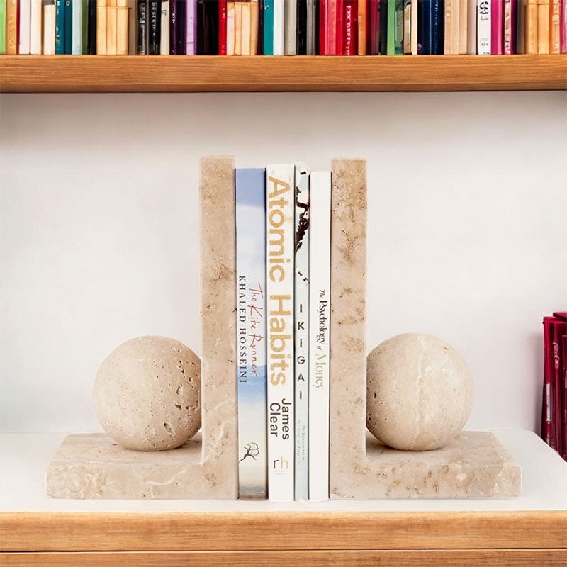 bookends, marble bookends, decorative bookends