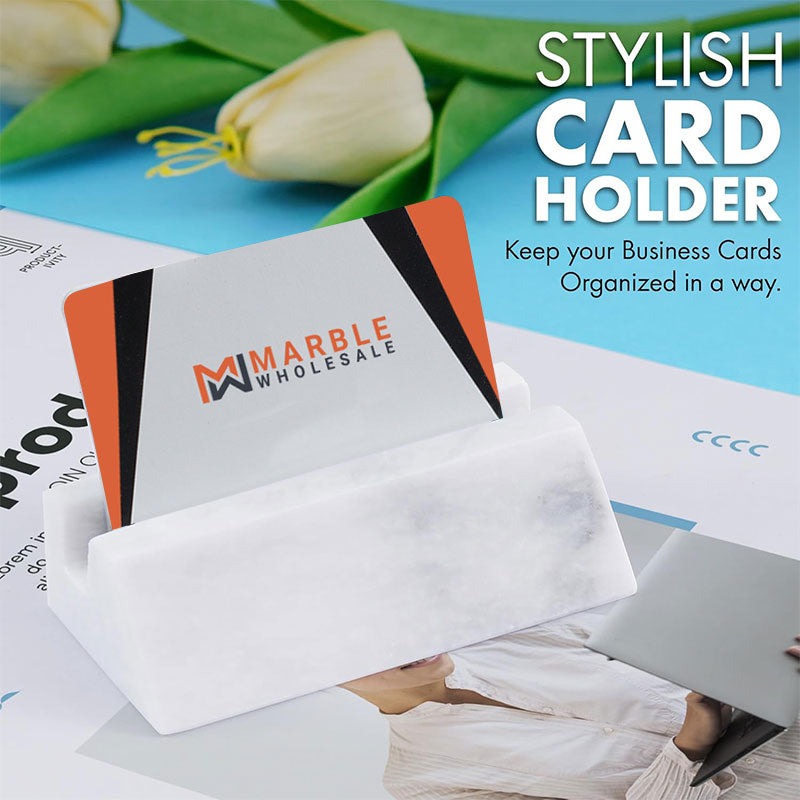 business card holder, card holder, desk decor