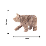 marble animal sculptures , bear statue 