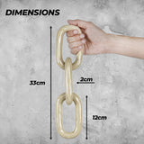marble chain, chain dÃ©cor, decorative chain