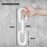 marble chain, chain dÃ©cor, decorative chain