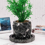 planter, indoor planter, marble planter, home decor