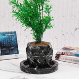 planter, indoor planter, marble planter, home decor